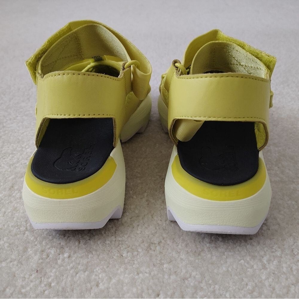 Sorel Kinetic Impact Yellow Outdoor Hiking Sandals - Picture 5 of 12